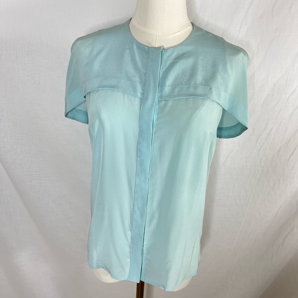 Sandro Light Blue Women's Blouse